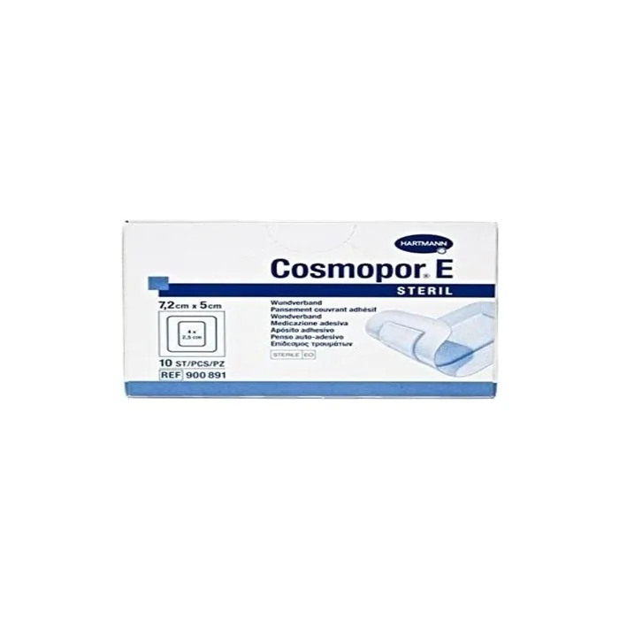 Hartmann Cosmopor Steril Dressing Set with Compresses 5cm x 7.2cm - Pack of 10