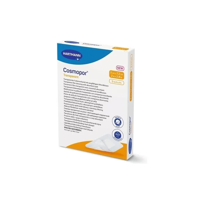 Cosmopor Transparent Adhesive Film Wound Dressings 10cm x 30cm