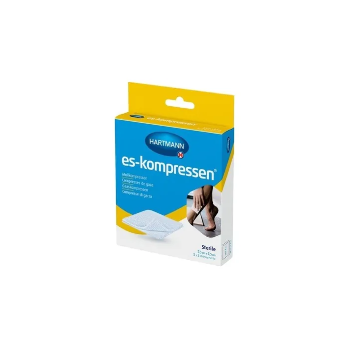 Hartmann ES Sterile Gauze Compresses 7.5 x 7.5 cm - Pack of 10