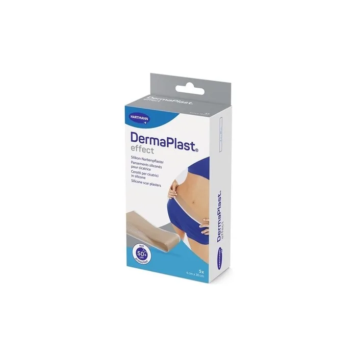 Hartmann DermaPlast Effect Silicone Gel Dressings 4 x 30 cm - Pack of 5