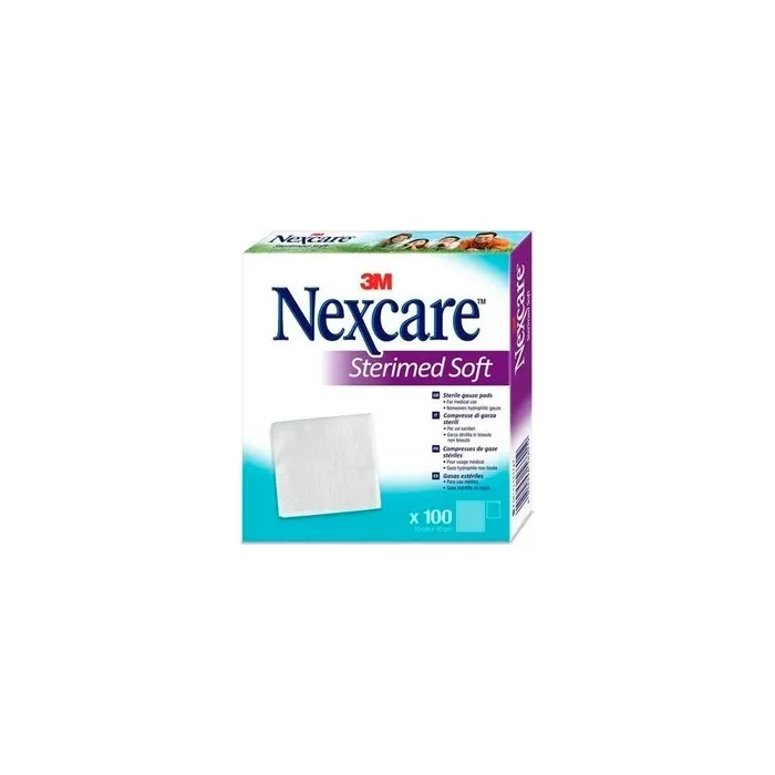 Nexcare Nexcare Sterimed Soft Sterile Gauze Pads 10x10m