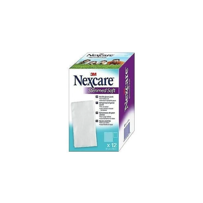 3M Italia Nexcare Sterimed Soft Sterile Gauze 36x40cm - Pack of 12