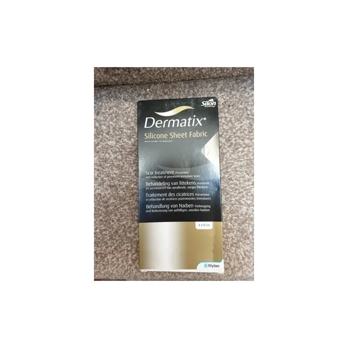 Dermatix Silicone Sheet Patch Fabric 4cmx13cm