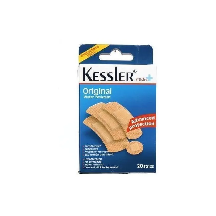 Kessler Waterproof And Sterile Adhesive Bandages Clinica Original 20 Pieces