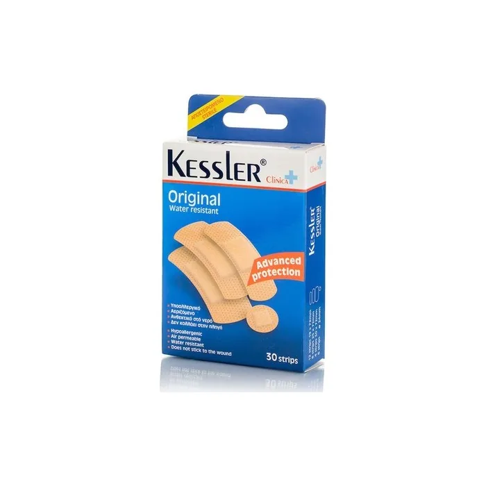 Kessler Waterproof And Sterile Adhesive Dressings Clinica Original 30 Pieces