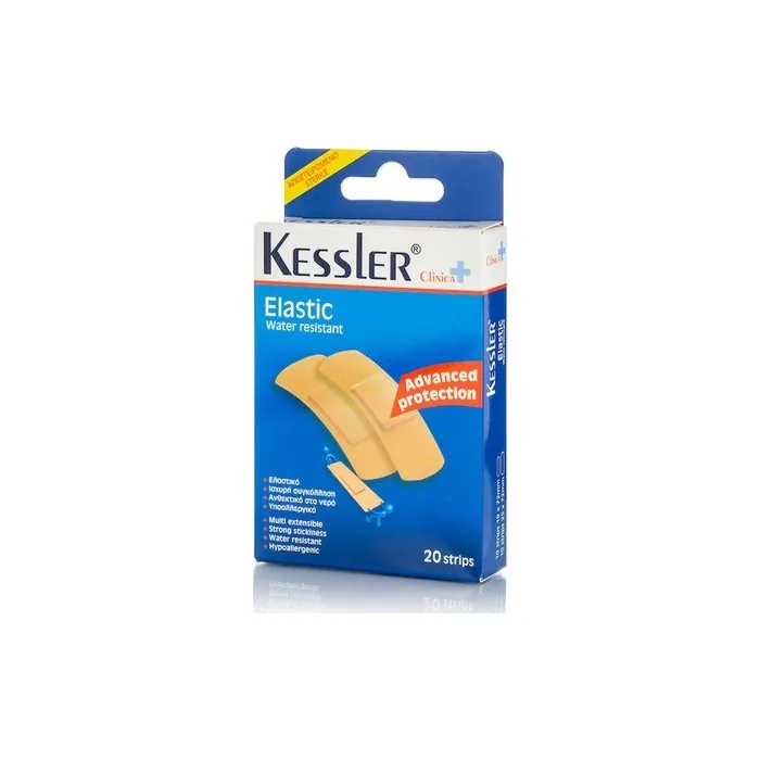 Kessler Waterproof And Sterile Adhesive Dressings Clinica Elastic 20 Pieces
