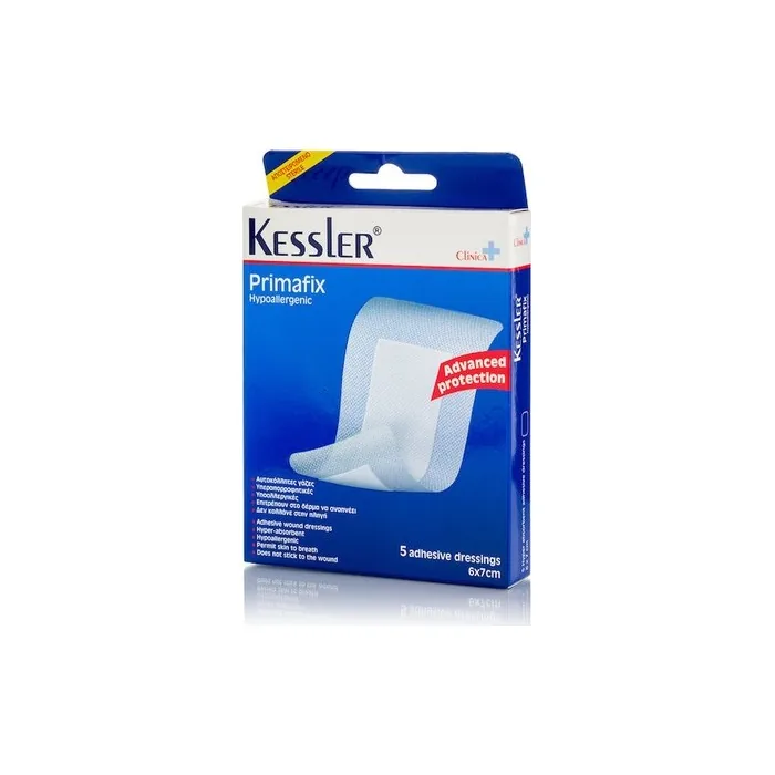 Kessler Primafix Adhesive Gauzes 6 X 7 Cm Pack Of 5