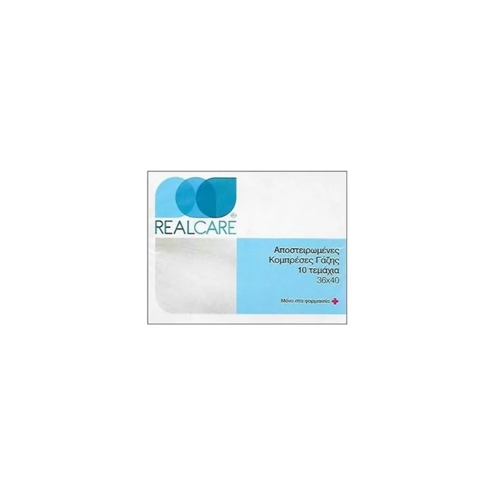 Real Care Sterile Gauzes 36x40cm, Pack Of 10