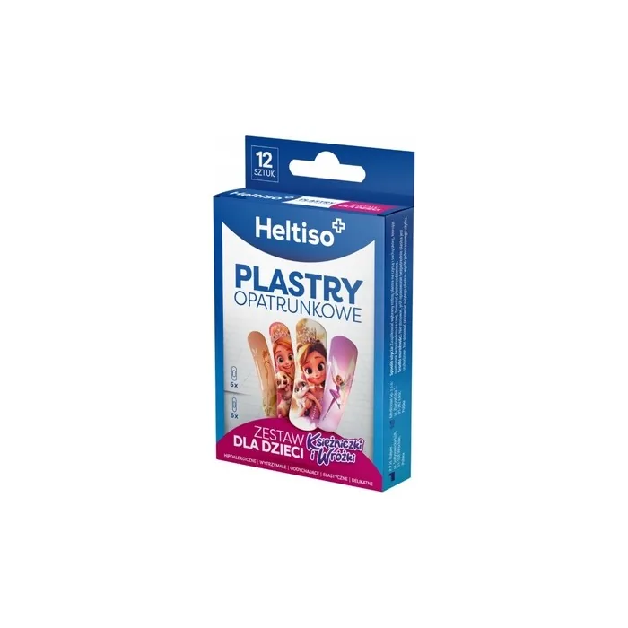 Heltiso Children's Bandage Set Princess & Fairy Designs 12 Count