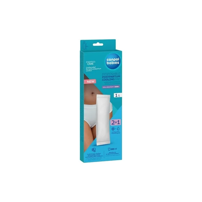 Canpol Babies Disposable Cooling Bandage After Birth 1 Pc Cold Therapy Absorbent