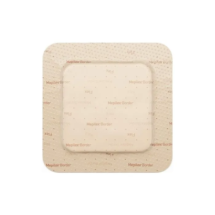 Mepilex Border Flex Self-Adhesive Soft Silicone Foam Dressing 10x10cm