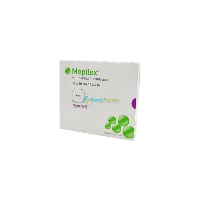 Mölnlycke Health Care Mepilex Foam Dressing 10x10 cm - Pack of 5