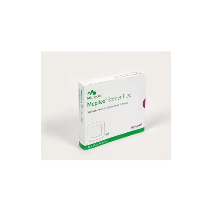 Mölnlycke Mepilex Border Flex Multi-Purpose All-in-One Foam Dressing with Safeta