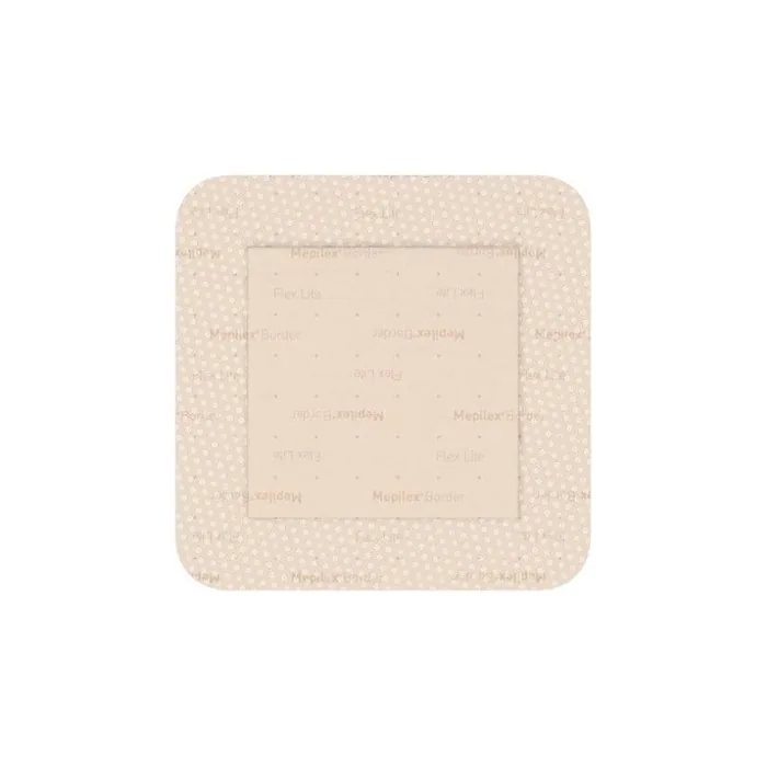 Mepilex Border Flex Lite Self-Adhesive Foam Dressing 7.5cm x 7.5cm - Pack of 5