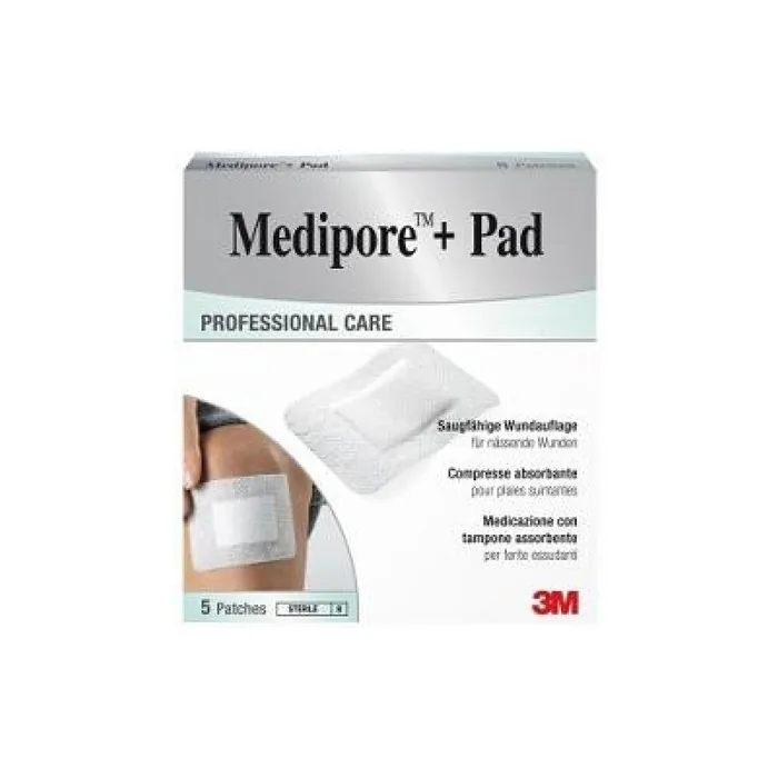 3M Sterile Dressing with Absorbent Pad 10x10cm - Pack of 5