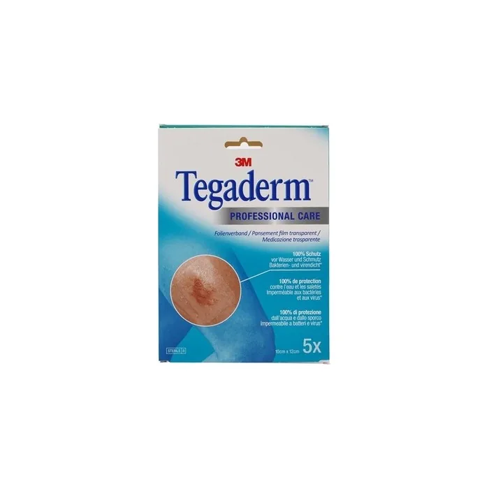 3M Tegaderm Film Dressing 10cm x 12cm - Pack of 5
