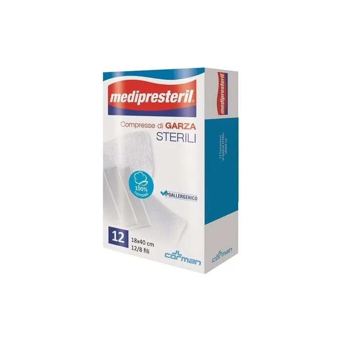 Medipresteril Sterile Gauze Compress Size 18 X 40 Cm 12 Pieces