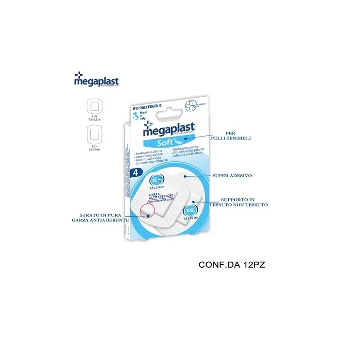 Megaplast Soft Ml 4 Post-Operative Bandages - Xl/Xxl, Pack Of 12