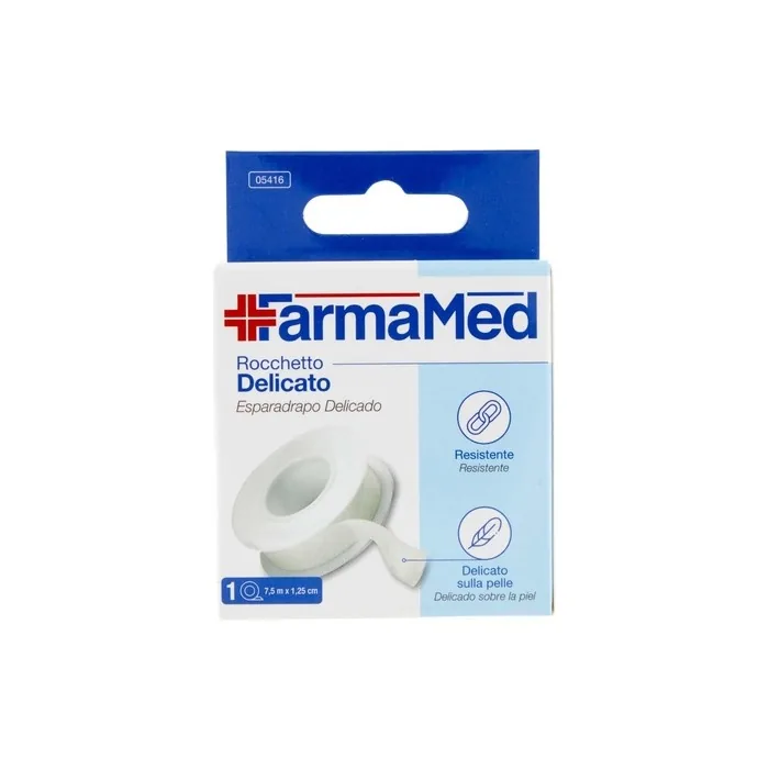 FarmaMed Sensitive Adhesive Bandage Roll 1.25cm x 7m