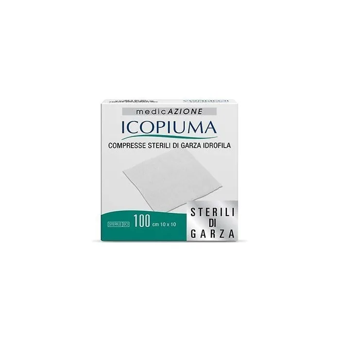 Icopiuma Sterile Hydrophilic Gauze Packs 10 x 10 cm - 100 Pieces