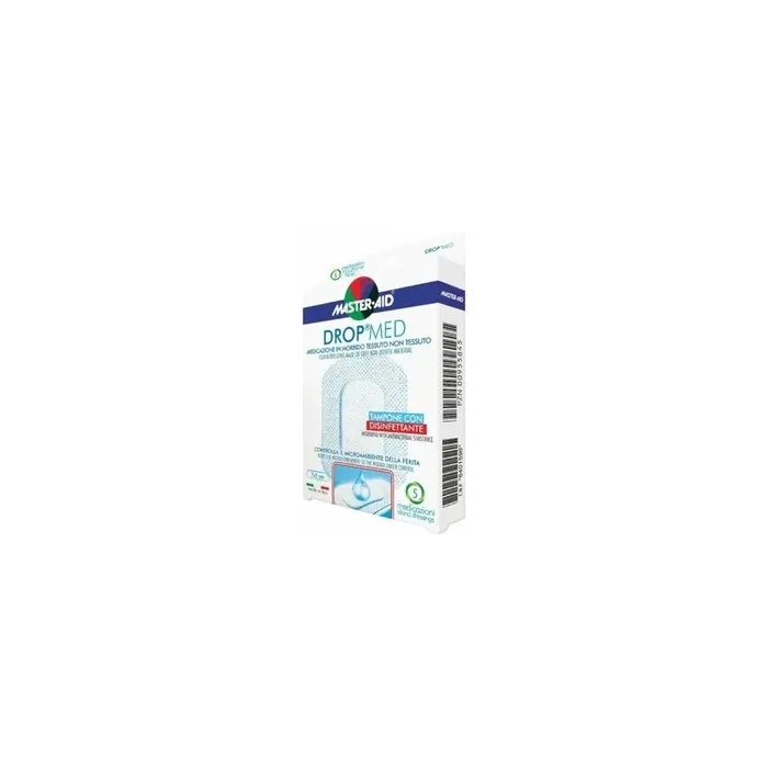 Pietrasanta Pharma Master Aid Drop Med Nonwoven Fabric Bandage 7x5 Cm 5 Bandages