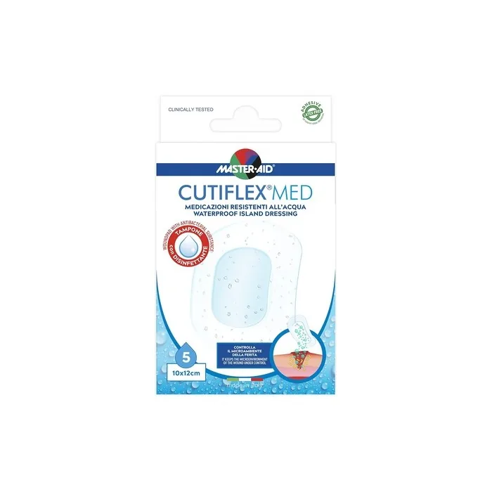 Master Aid Cutiflex MED 10 x 12 cm 5 Pieces