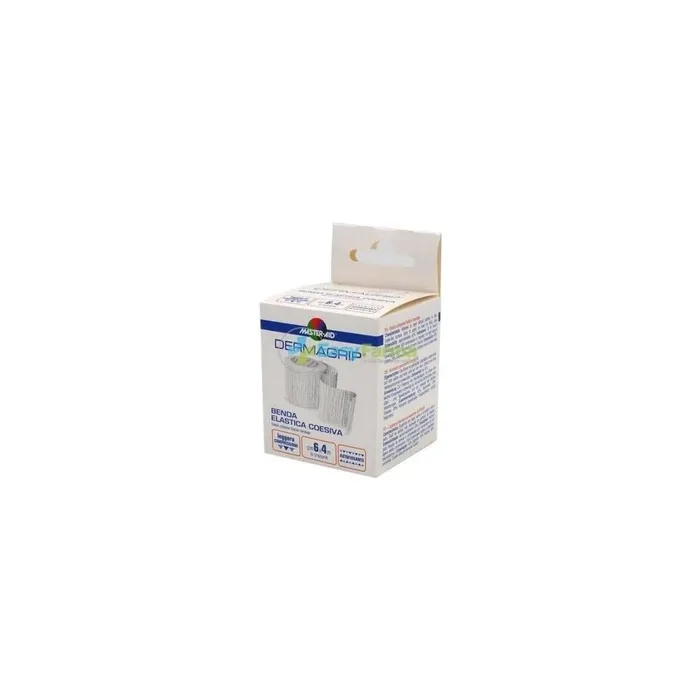 Pietrasanta Pharma Master Aid Dermagrip Cohesive Elastic Bandage 6 Cm X 4 M