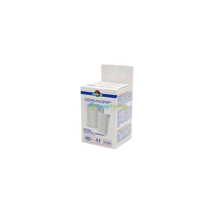 Pietrasanta Pharma Master Aid Dermagrip Cohesive Elastic Bandage 8 Cm X 4 M