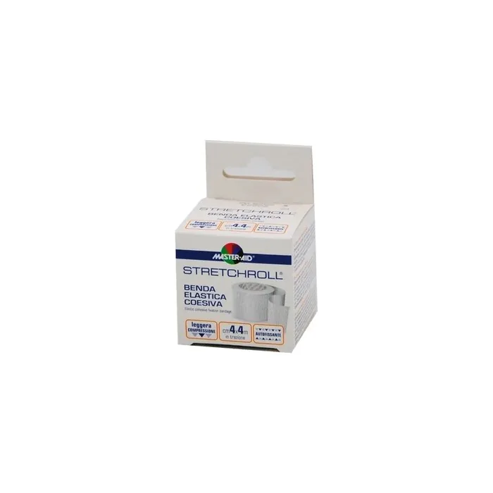 Pietrasanta Pharma Cohesive Elastic Bandage Stretch Roll 4 Cm X 4 M