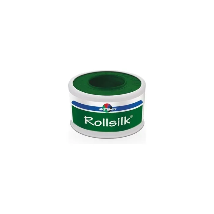 Master-Aid Rollsilk White Silk Patch 5cm x 1.25cm