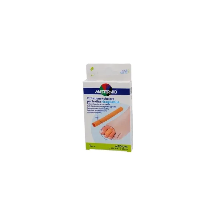 Pietrasanta Pharma Master Aid Tubular Protection For Fingers Cuttable Medium 150 Mm X 20 Mm