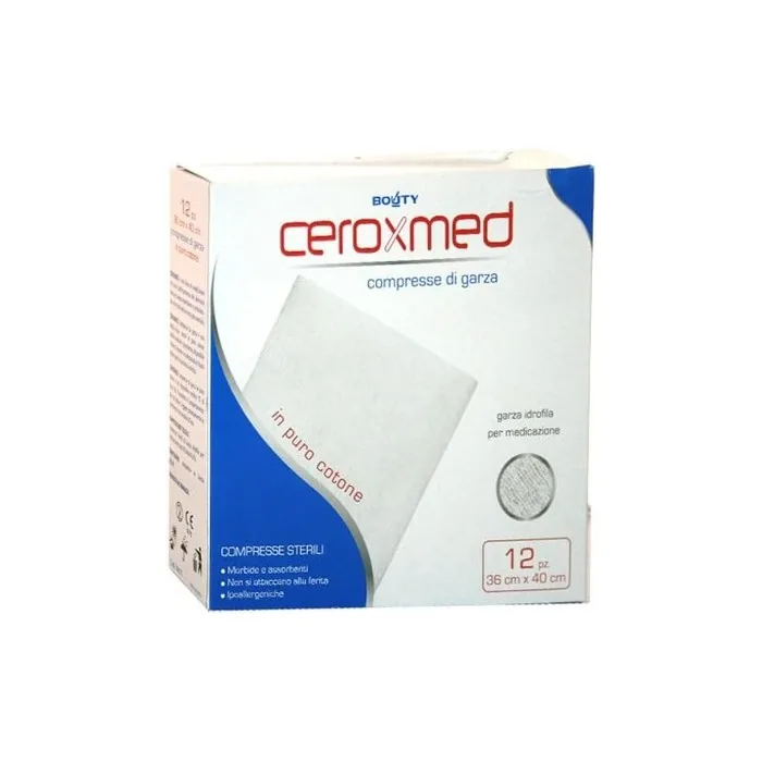 Ceroxmed Hydrophilic Gauze 36 x 40 cm - Pack of 12