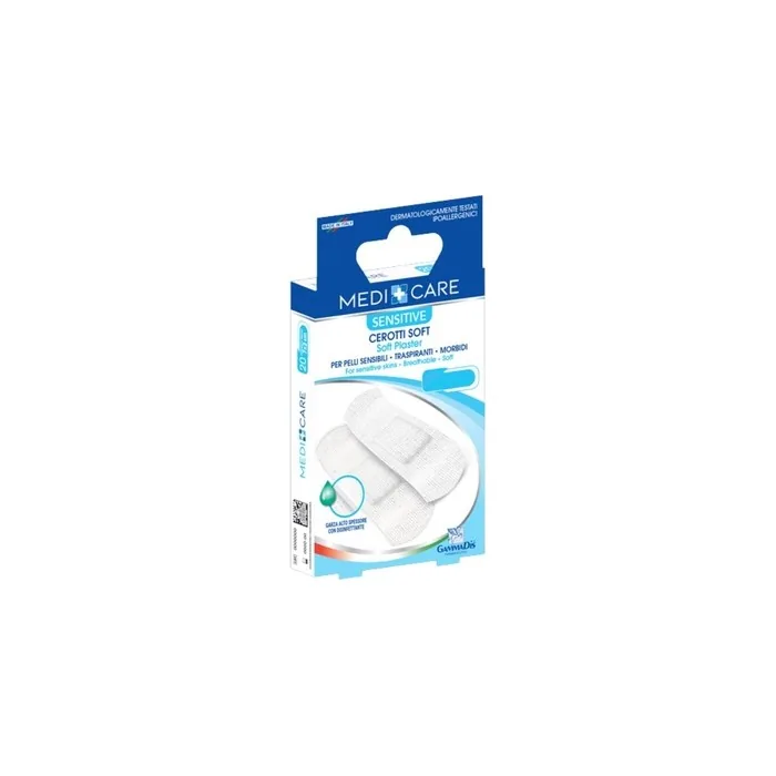 Gammadis Farmaceutici Soft Sensitive Adhesive Bandages 3 x 7 cm - Pack of 20