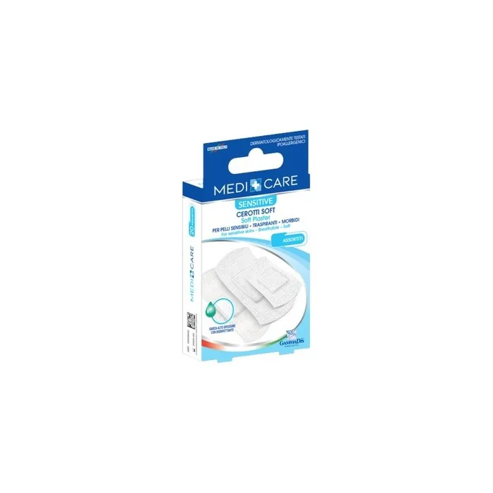 Gammadis Farmaceutici Medicare Soft Sensitive Adhesive Bandages Assorted Pack of 20