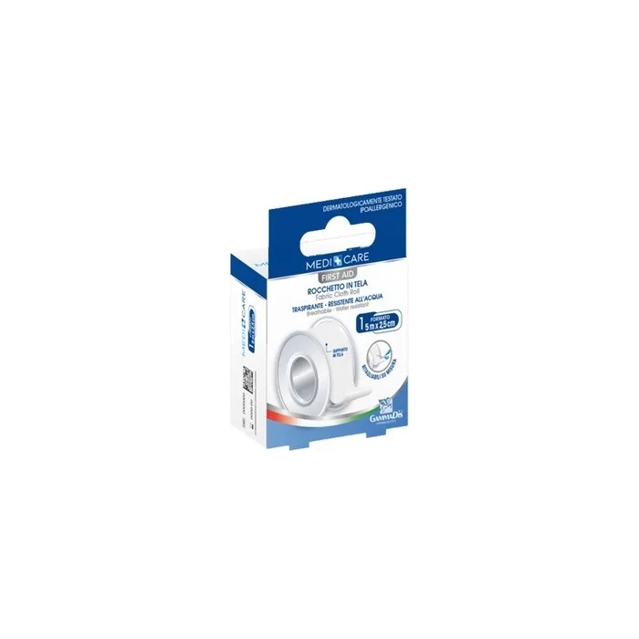 Gammadis Farmaceutici Medicare Fabric Bandage Roll 5m x 2.5cm