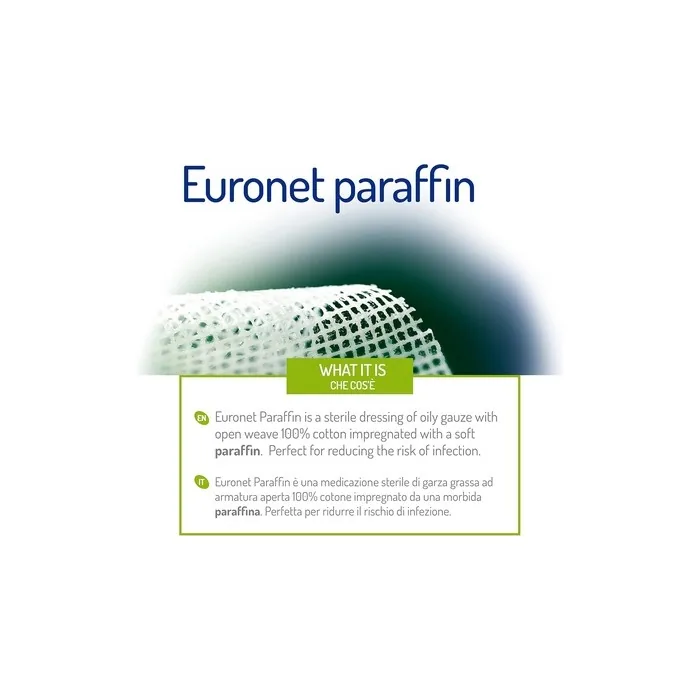 Euronet Paraffin Sterile Paraffin Gauze Dressing