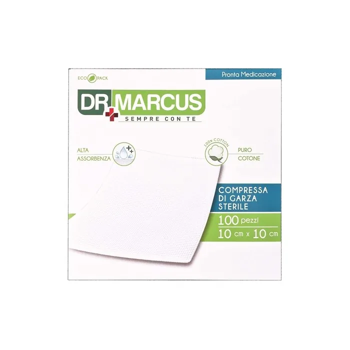 Dr Marcus Gauze 10x10cm. Medicamento Cutaneo Generic