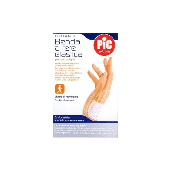 Pic Solution Bend A Rete Elastic Net Bandage For Wrist And Ankle 1 Piece