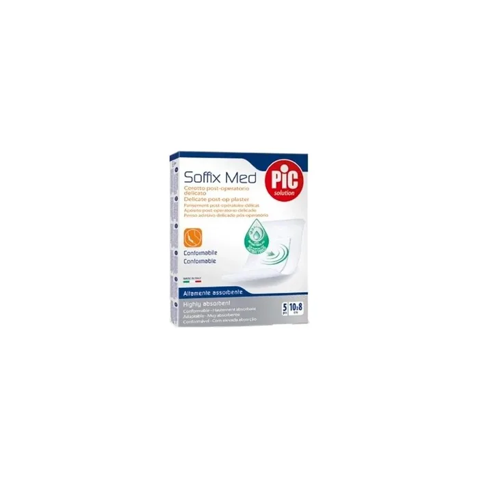 Pic Pic Soffix Med Sterile Dressing 10x8cm Pack Of 5
