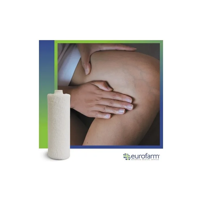 Eurozinc Elast 5m x 10cm Ready-to-Use Elastic Bandage with Zinc Oxide