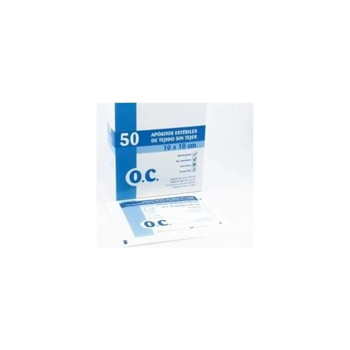 Oc Sterile Nonwoven Compress 10cm X 10cm 50 Units