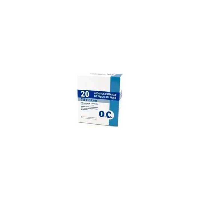 O.C Non-Woven Compress 20 Units 7.5 X 7.5 Cm