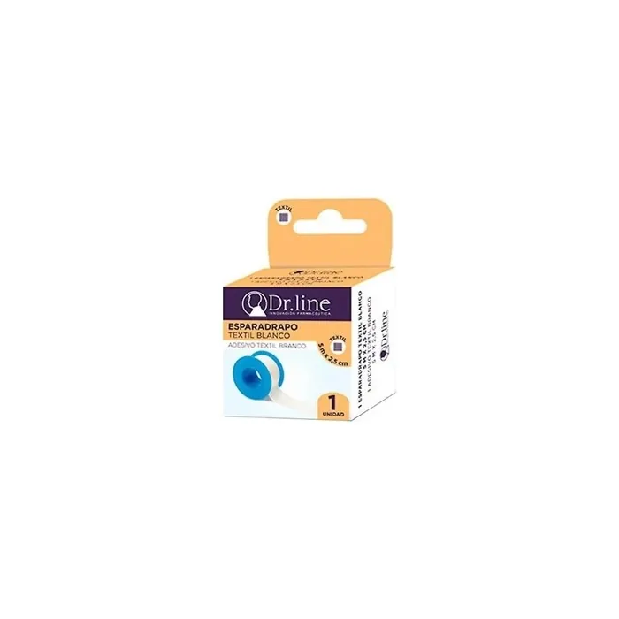 Dr Line Dr Line White Textile Tape 5x25cm X12