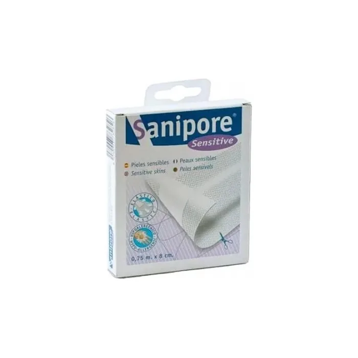 Sanipore Adhesive Dressing Bandage 75cm X 8cm