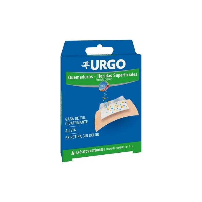 Urgo Burn Dressings 10 x 7 cm - Pack of 4