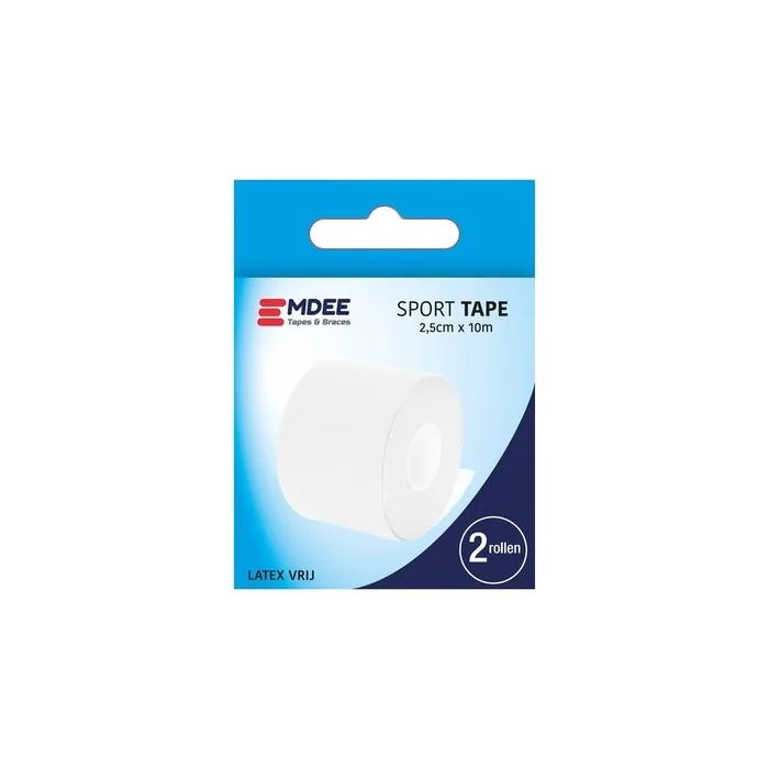 Emdee Sport Tape 10x25cm Duo White