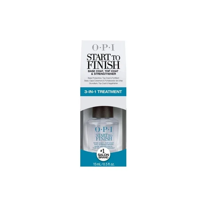 OPI Start To Finish 3-in-1 Strengthener Base & Top Coat 15ml