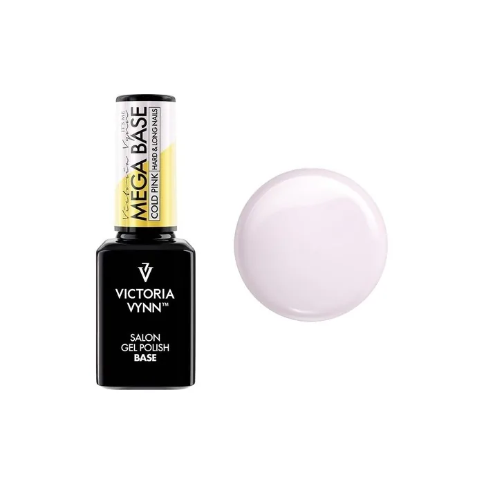 Victoria Vynn Mega Base Hard & Long Nails UV Led Hybrid Gel Polish Cold Pink 15ml