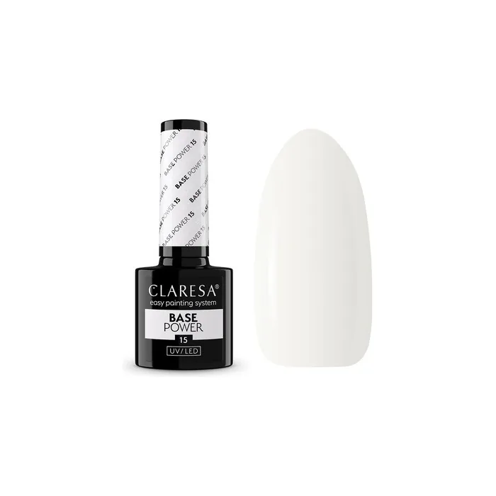 Claresa Base Power Hybrid Nail Base Coat 15 5g - Milky White