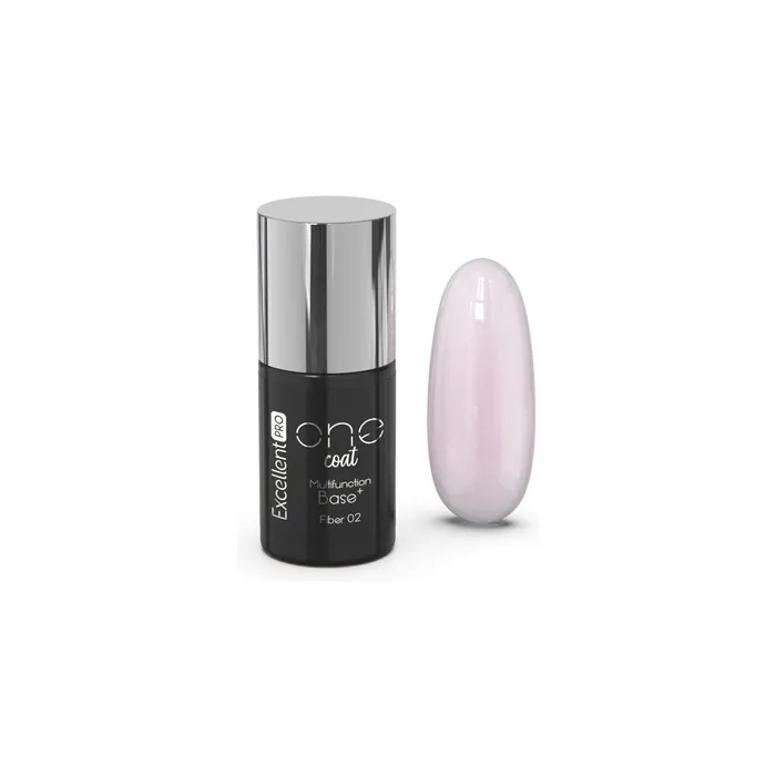 Excellent Pro One Coat Multifunction Base Fiber Hybrid Base Delicate Pink 7g